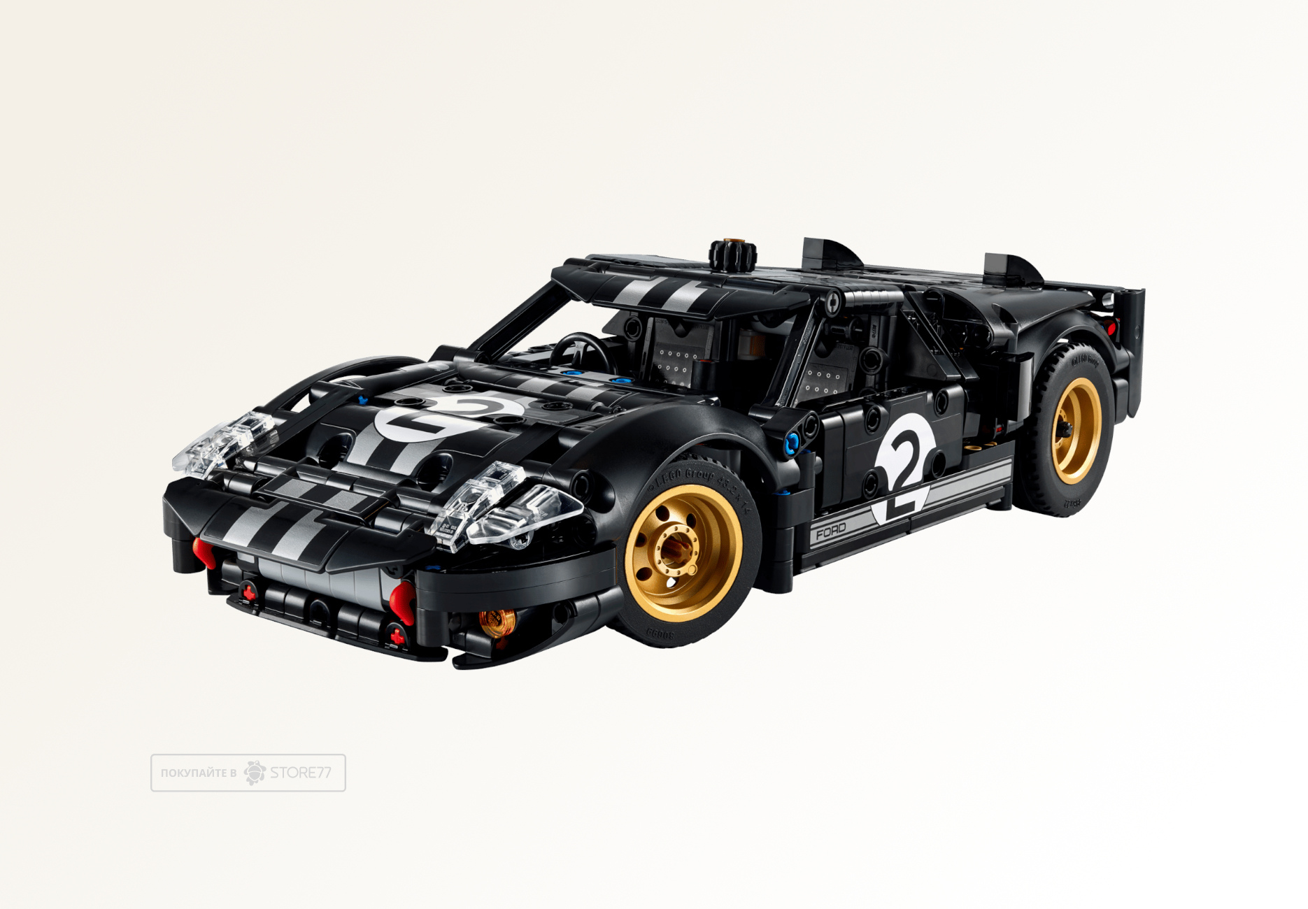 Конструктор LEGO Technic 42223 Гоночный автомобиль Ford GT40 MKII 1966