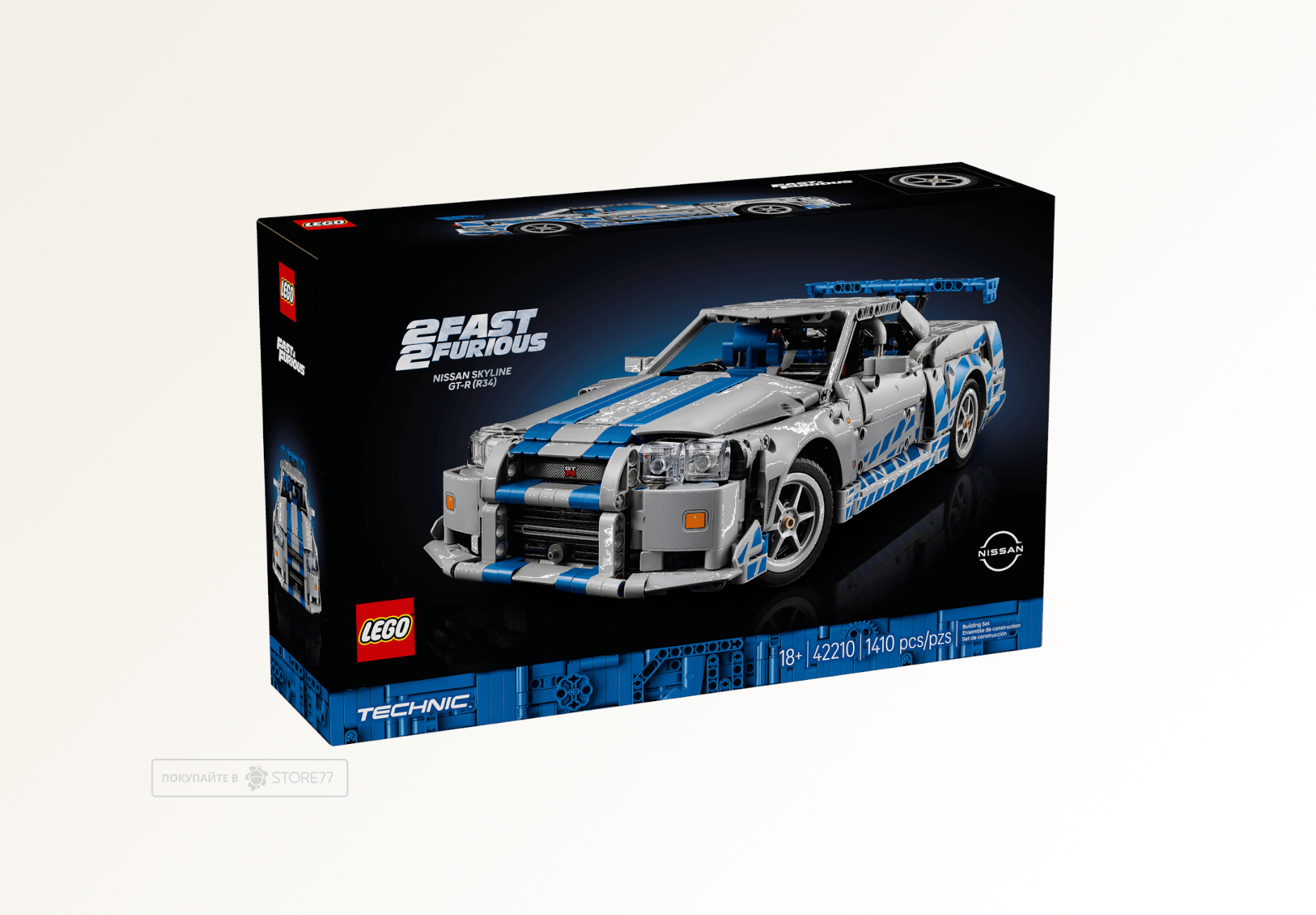Конструктор LEGO Technic 42210 Fast & Furious Nissan Skyline GT-R (R34)