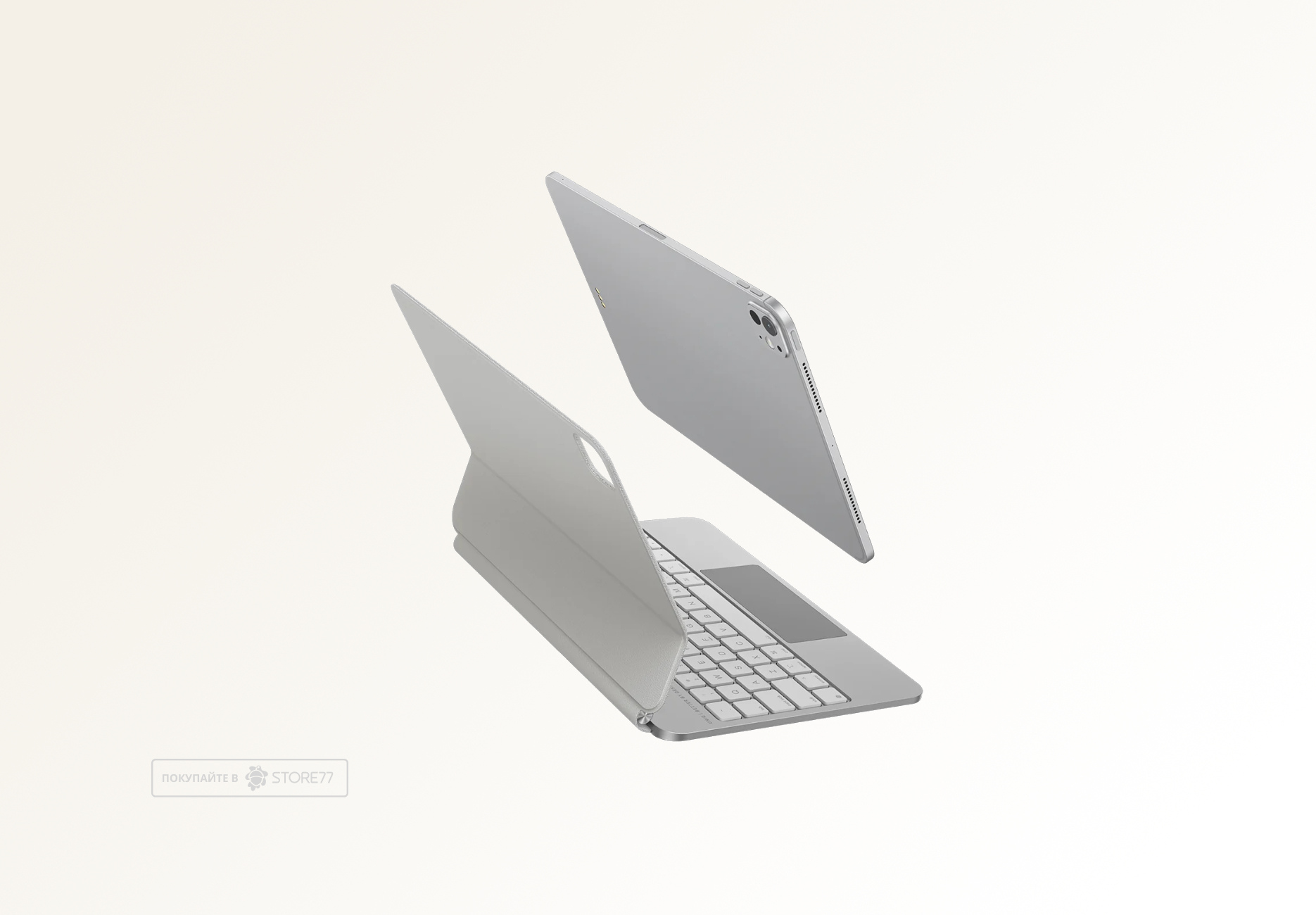 Клавиатура Uniq Venno Pro для iPad Pro 11 M4/M5 (Белая)