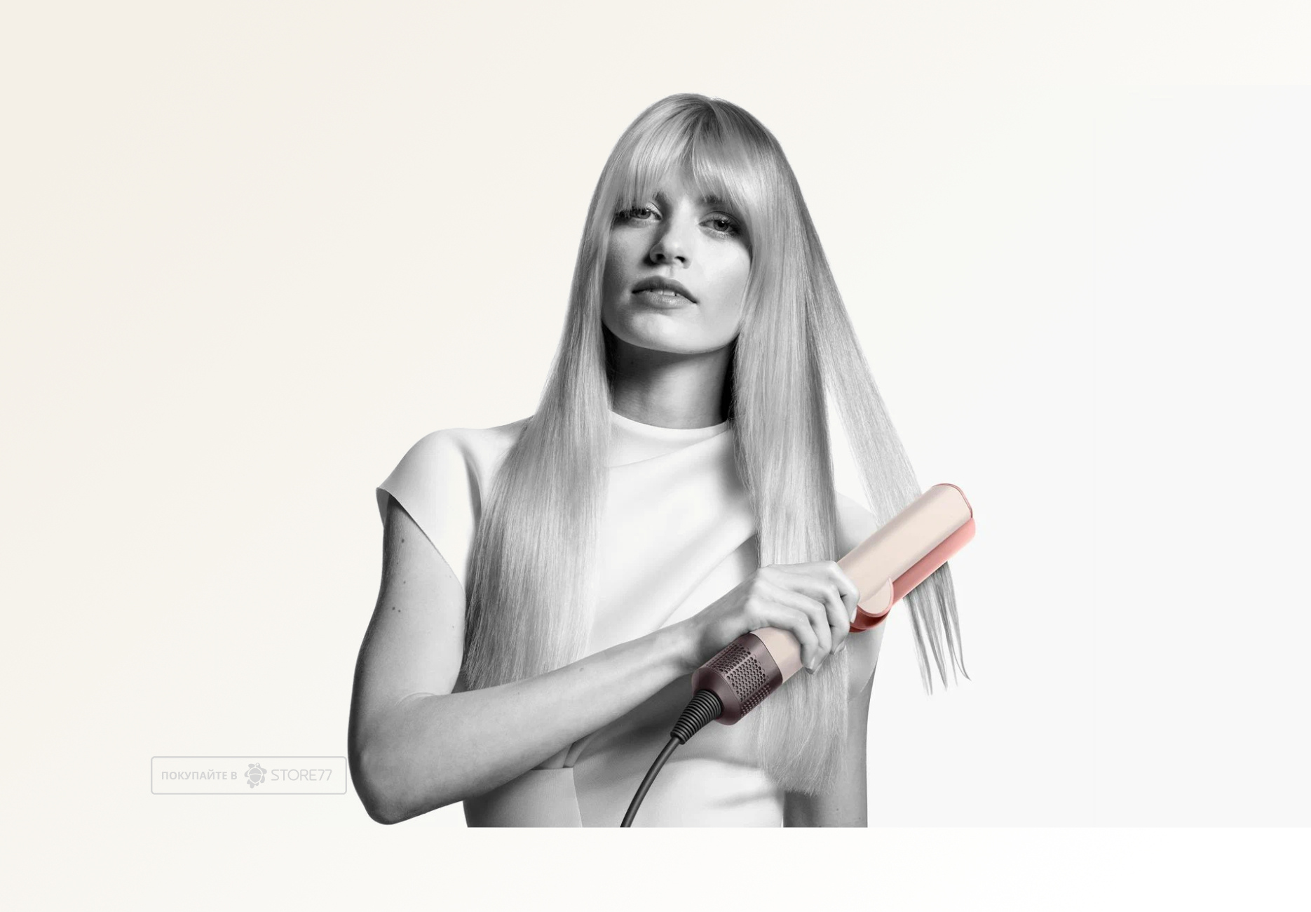 Выпрямитель Dyson Airstrait HT01, цвет: керамический розовый/золотая сакура (Ceramic Pink/Sakura Gold) вилка EU