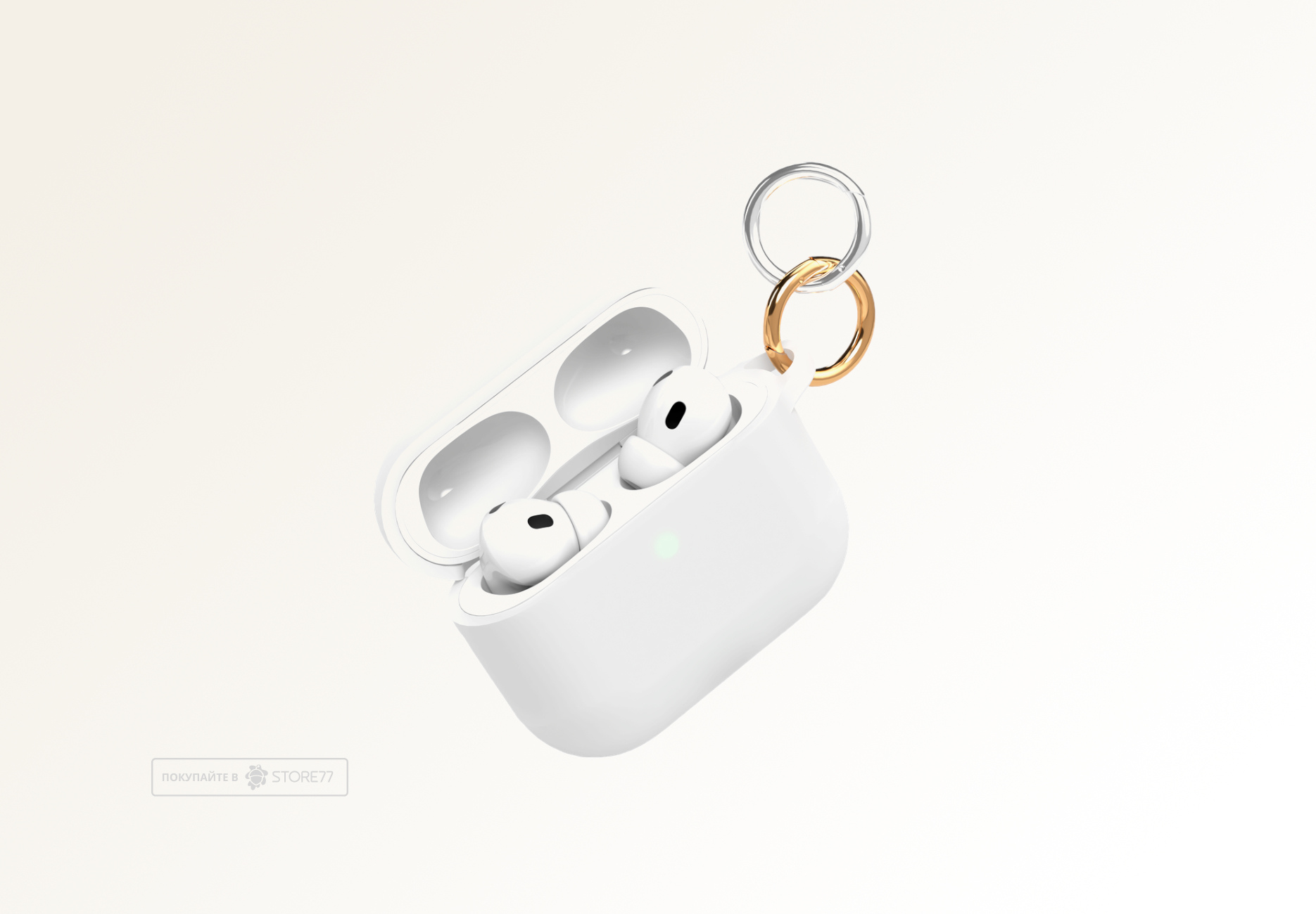 Чехол VLP Charm Case для AirPods Pro 3 (Белый)
