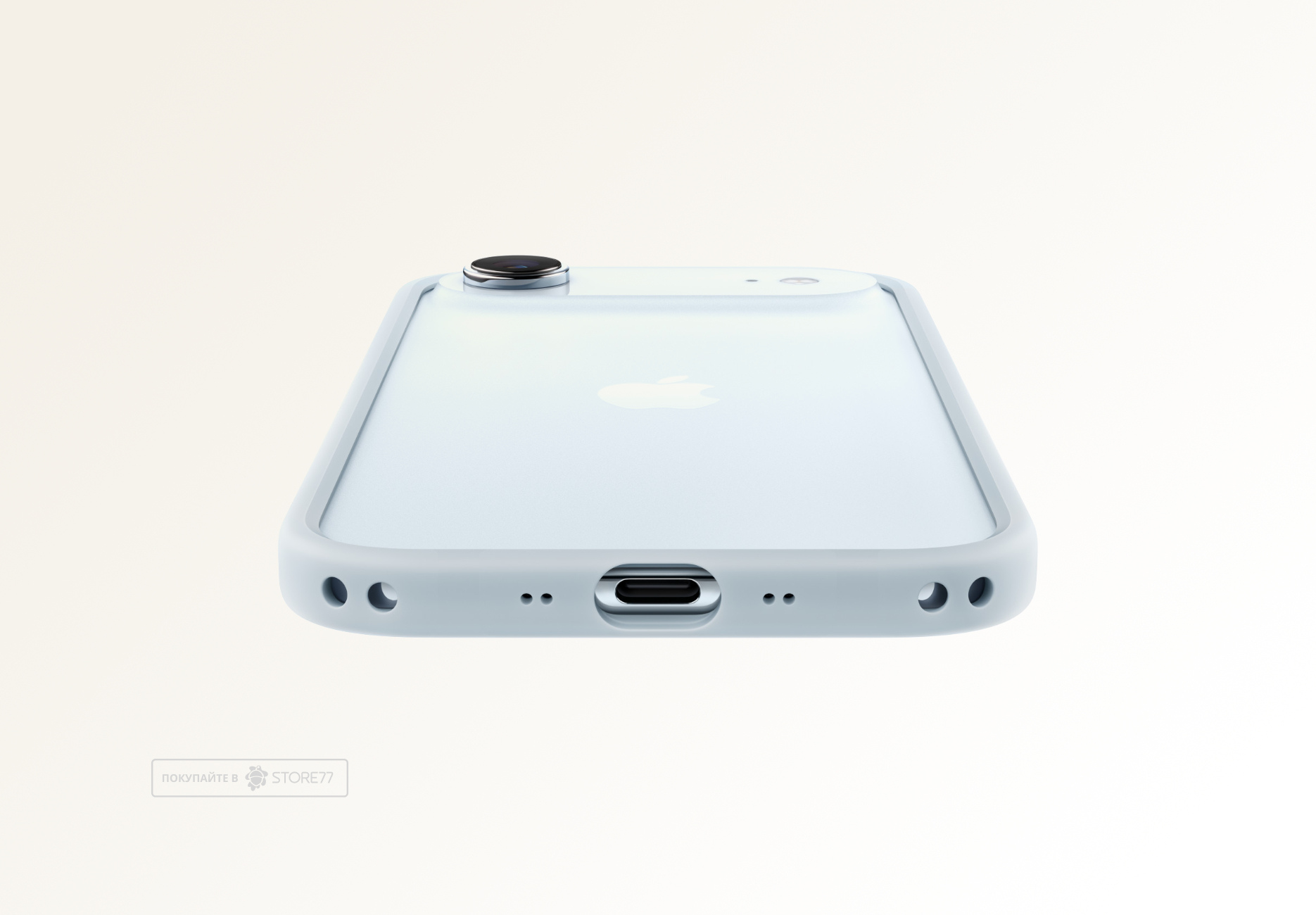 Чехол Apple Bumper для iPhone Air, цвет: серый (Light Gray)