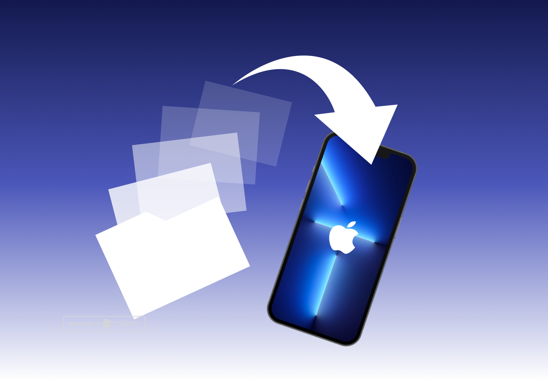 Перенос данных от 150 ГБ до 200 ГБ на iOS