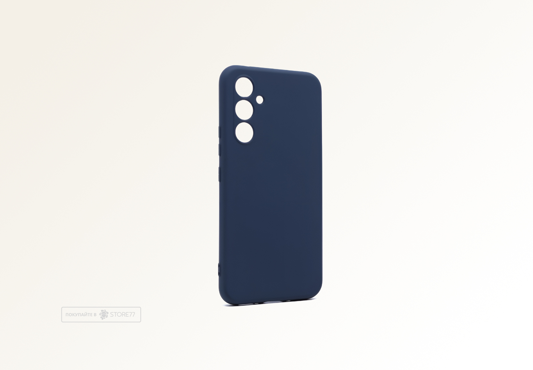 Чехол силиконовый для Samsung Galaxy S24+ (Синий)