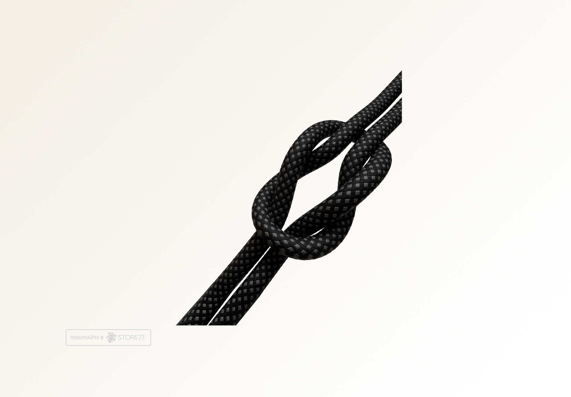 Кабель VLP Thunder USB C - USB C, 240 Вт, 1 м кевларовый (Черный)