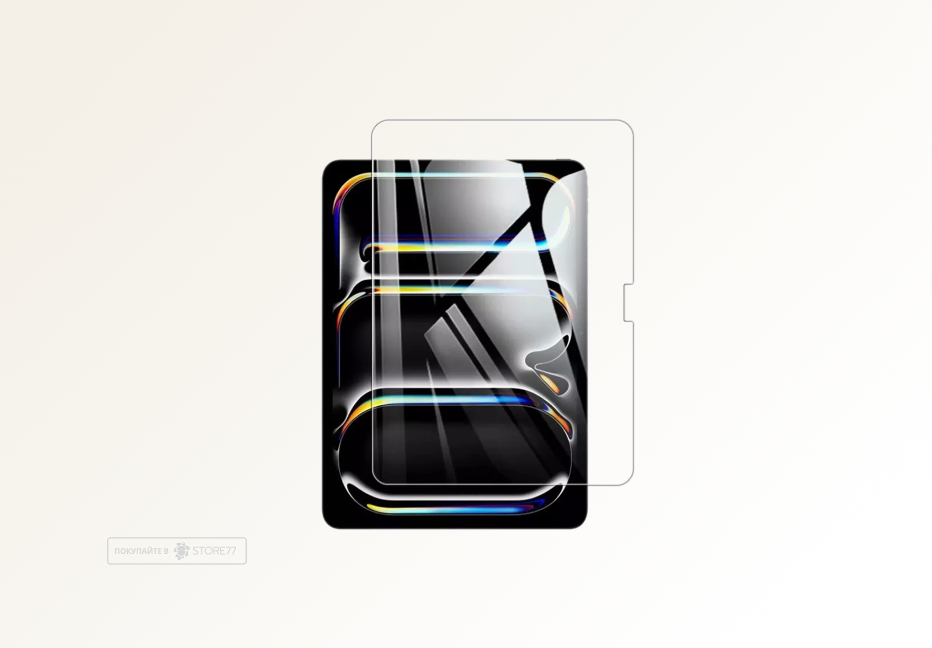 Защитное стекло для планшета iPad Pro 13" M4/M5 (Прозрачное)