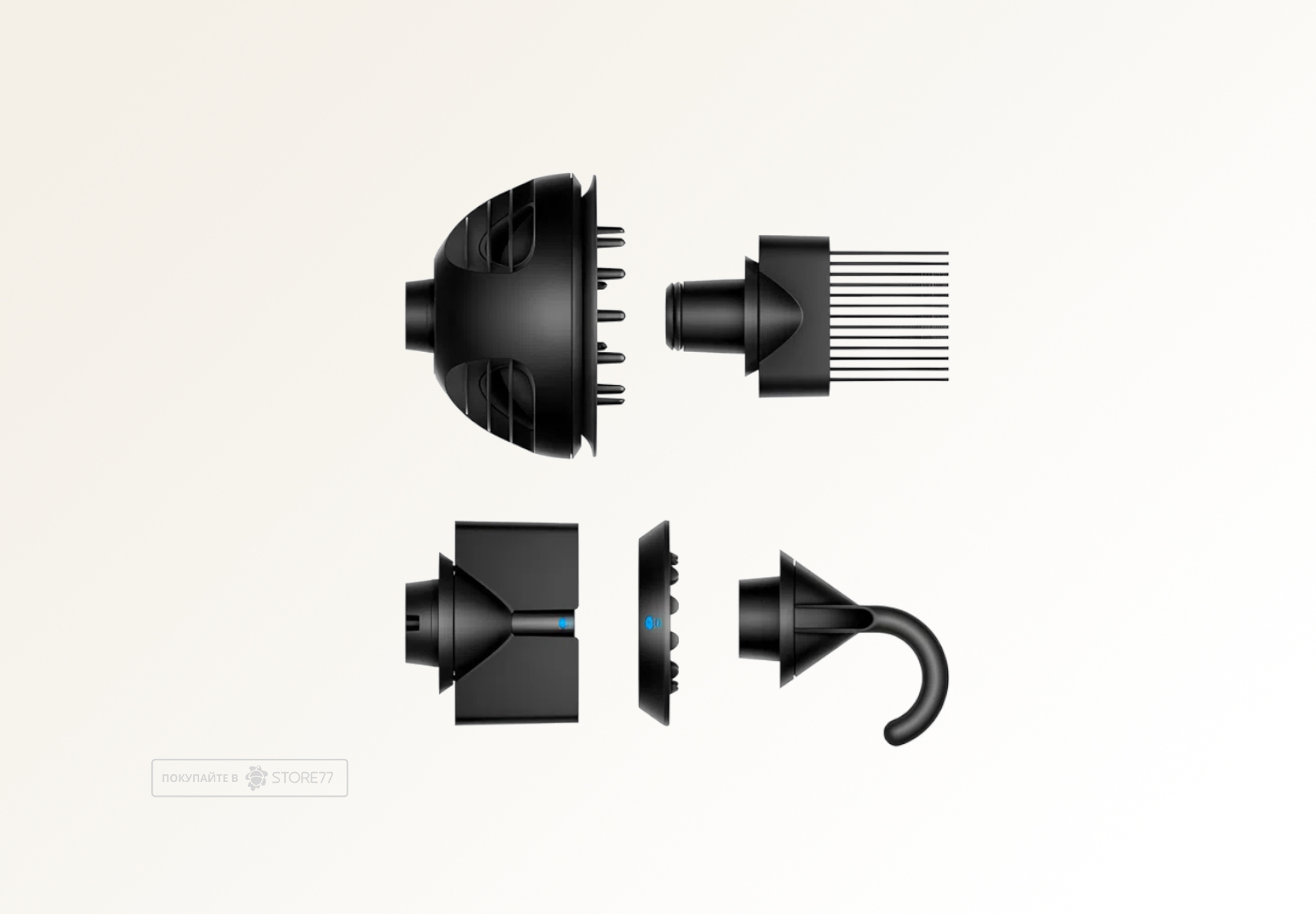 Фен Dyson Supersonic Nural HD16 для кудрявых волос (Curly+Coily), цвет: сливовая яшма (Jasper Plum) вилка EU