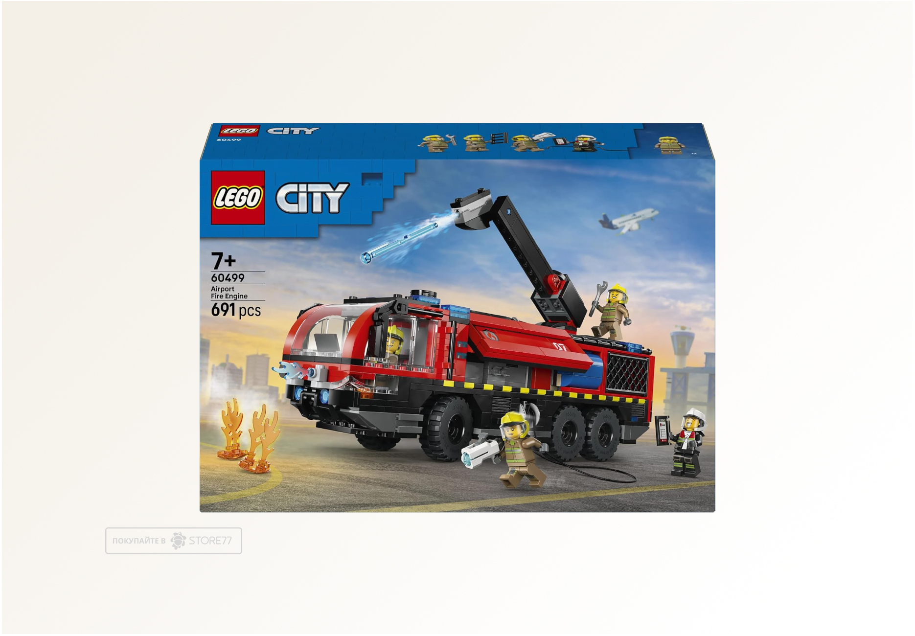 Конструктор LEGO City 60499 Пожарная машина аэропорта