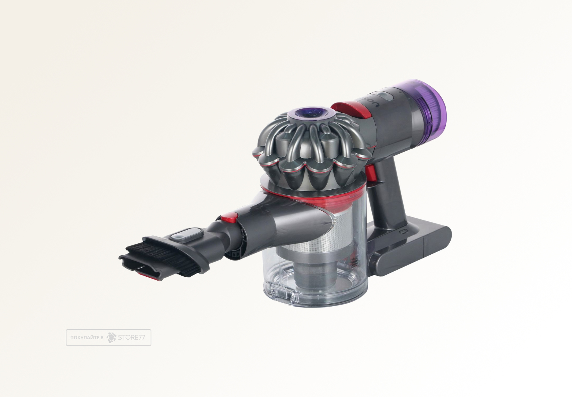 Беспроводной пылесос Dyson V8 Slim Fluffy (Красный/Никель)