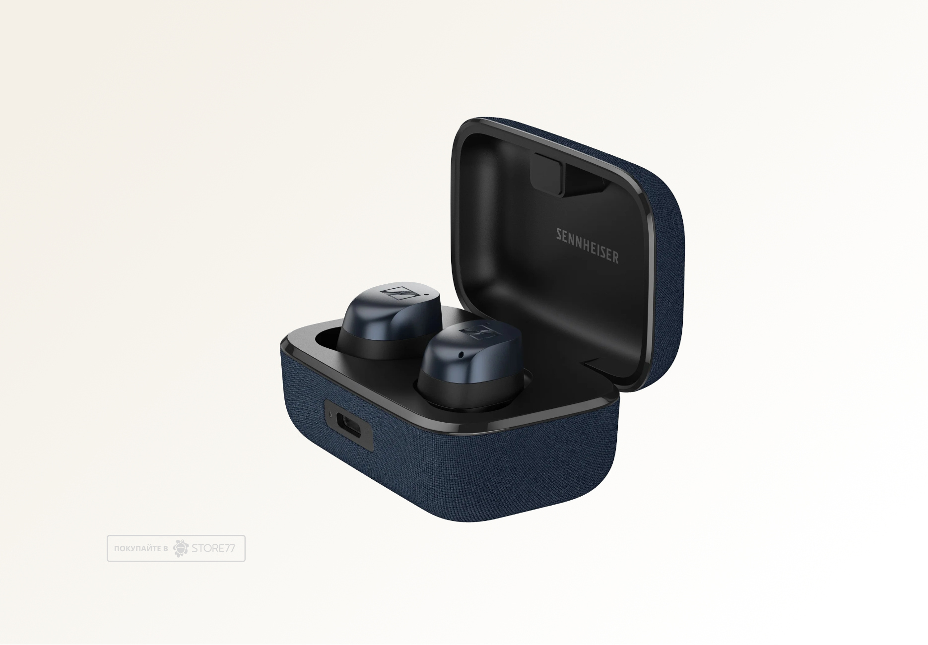 Беспроводные наушники Sennheiser Momentum True Wireless 4, цвет: синий деним (Denim Blue)
