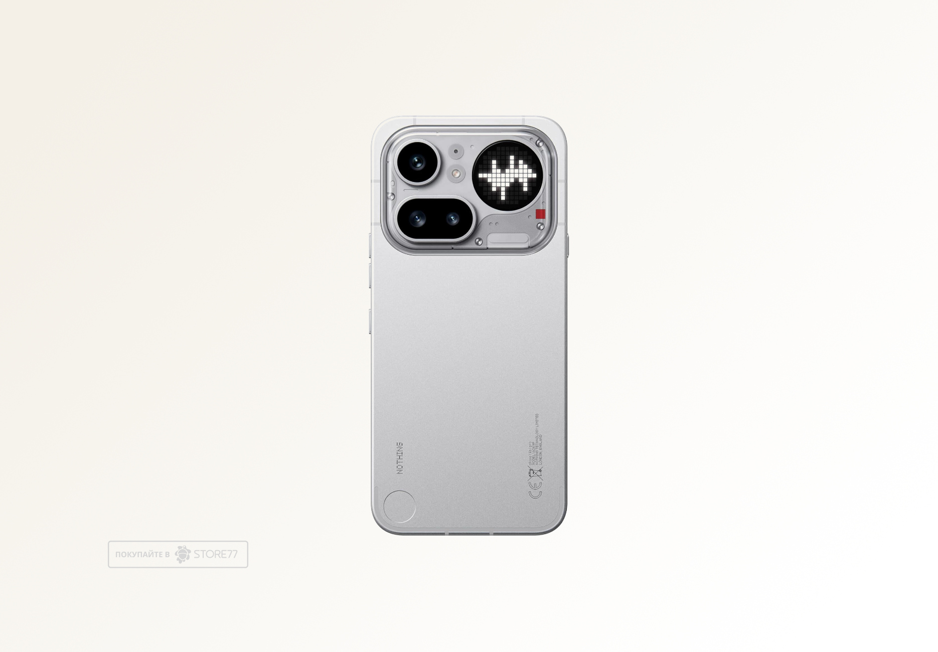 Телефон Nothing Phone (4a) Pro 12/256 ГБ (Белый)