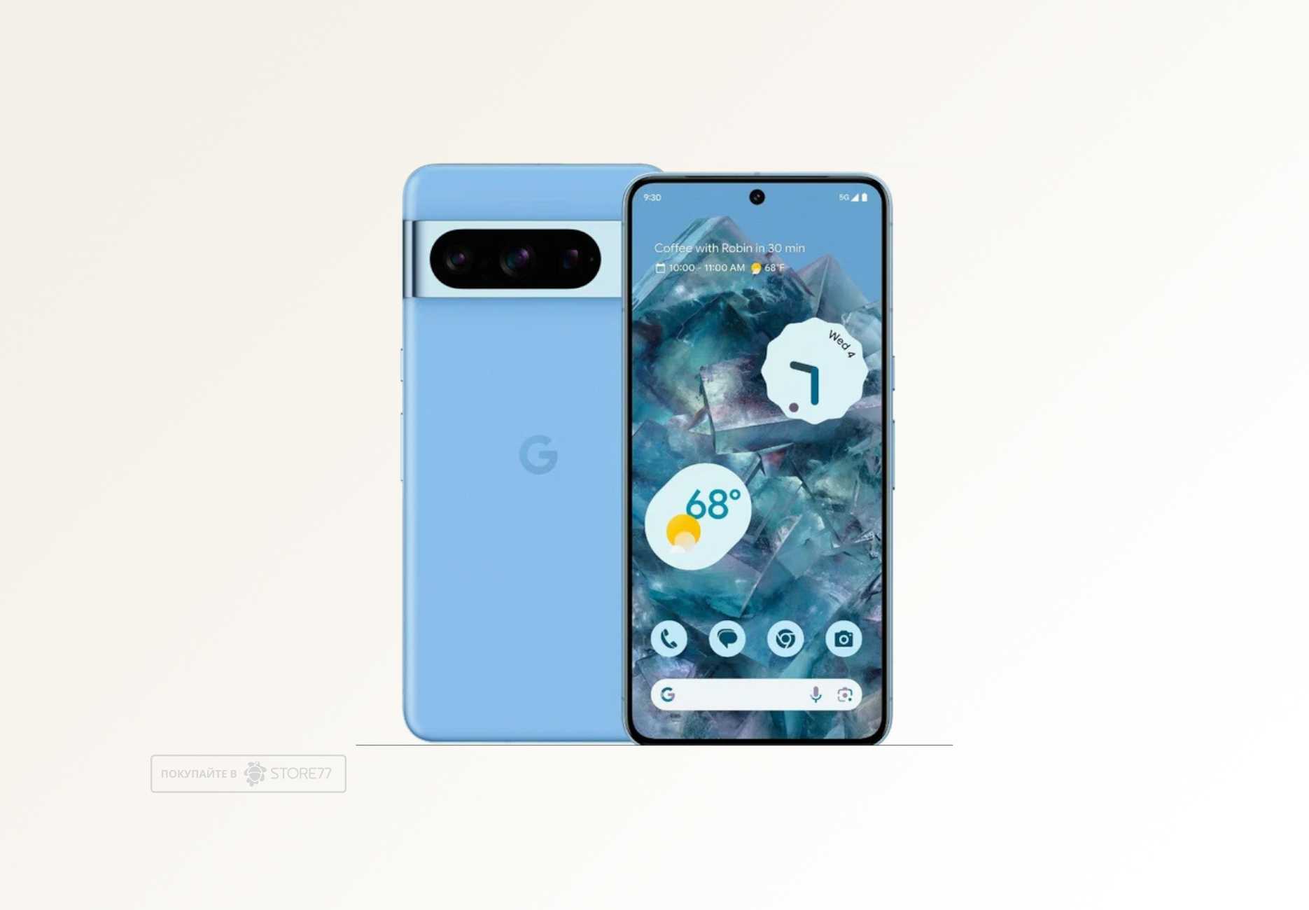 Телефон Google Pixel 8 Pro 12/128 ГБ цвет: голубой (Bay)