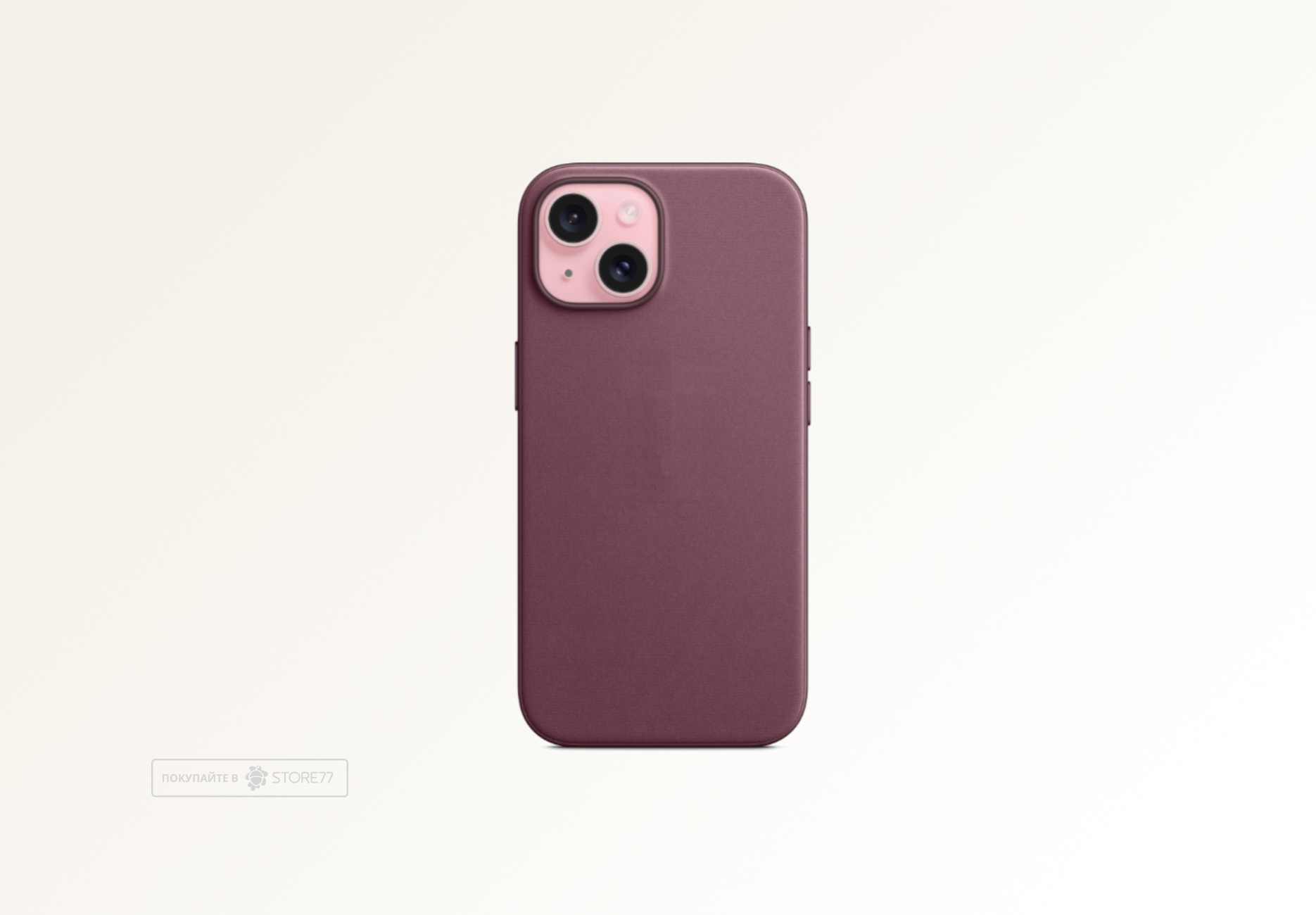 Чехол Тор с поддержкой MagSafe FineWoven Case для iPhone 15 Plus (Бордовый)