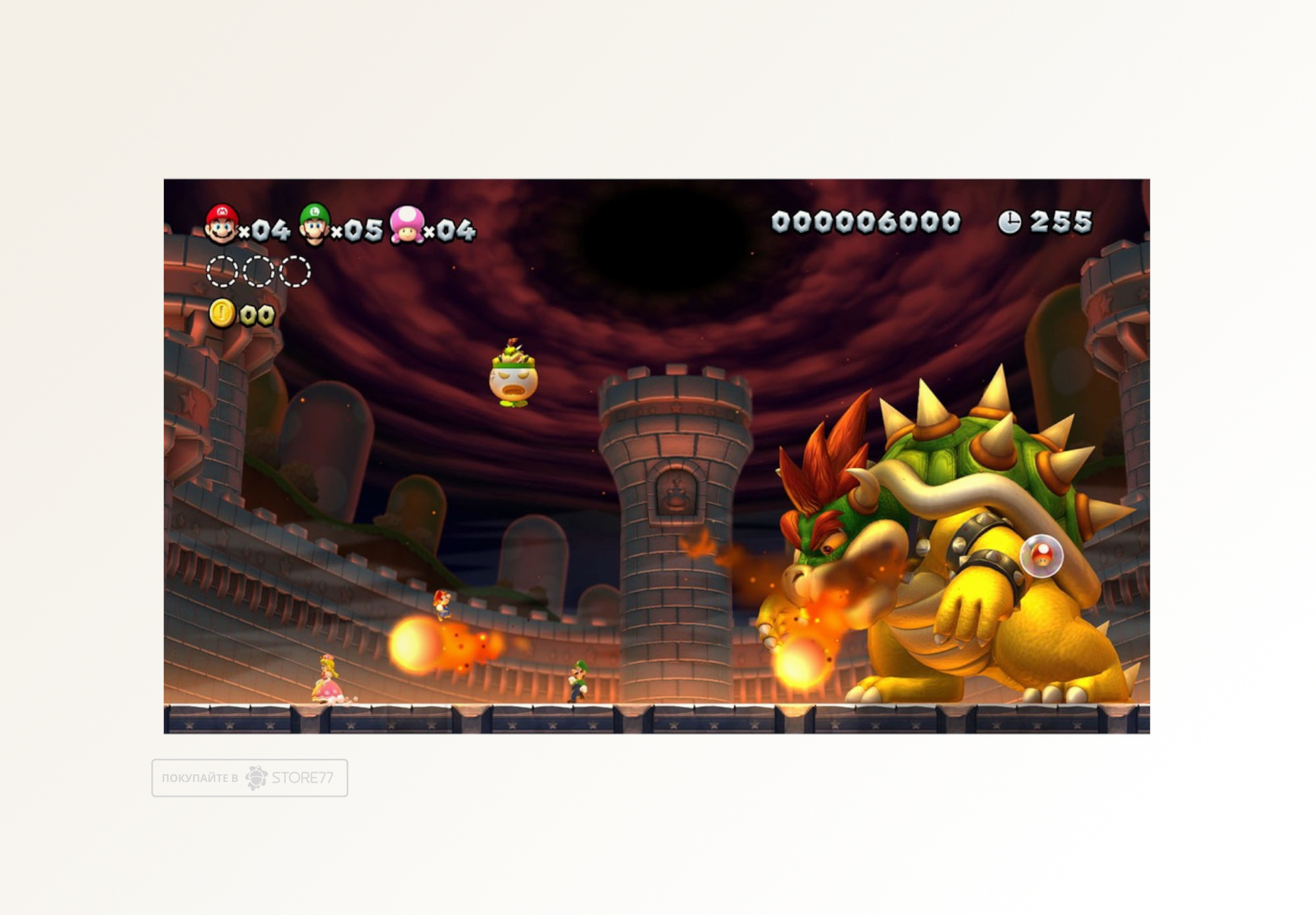 Игра Super Mario Bros. U Deluxe для Nintendo Switch, русская версия