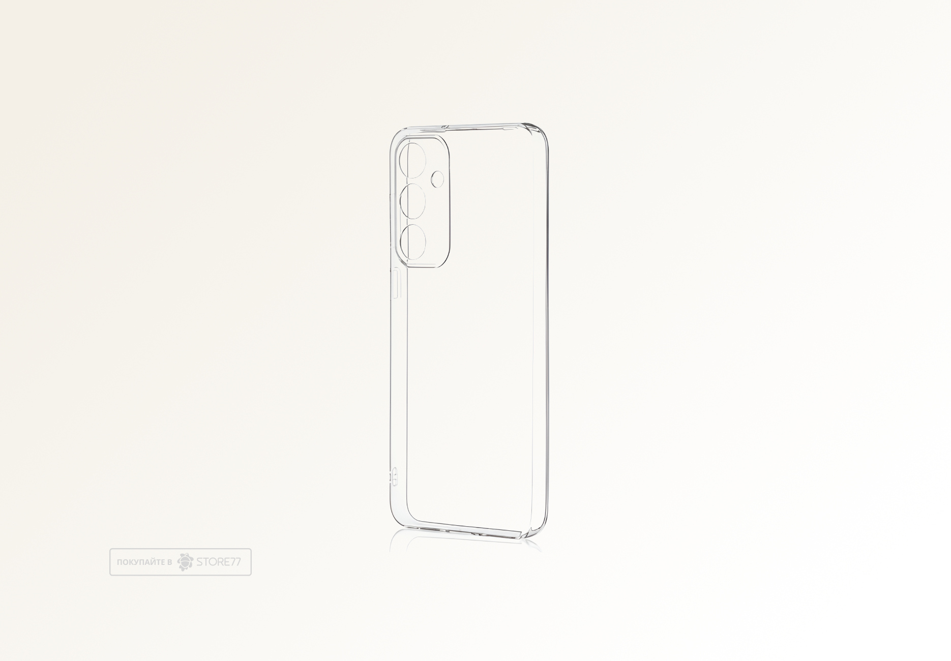 Чехол силиконовый для Samsung Galaxy S25+ (Прозрачный)