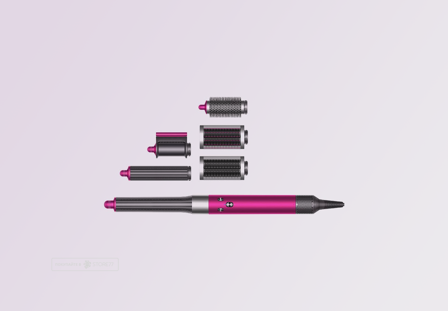 Стайлер Dyson Airwrap Complete Long HS05 (Фуксия/Никель)