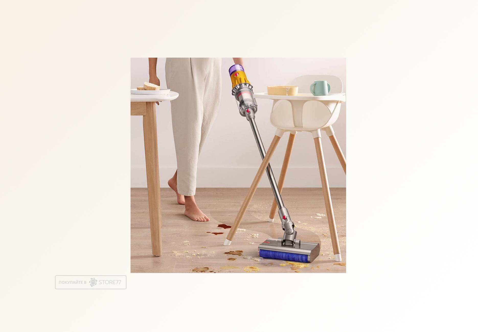 Беспроводной пылесос Dyson V12s Detect Slim Submarine (Серый/Золотой)