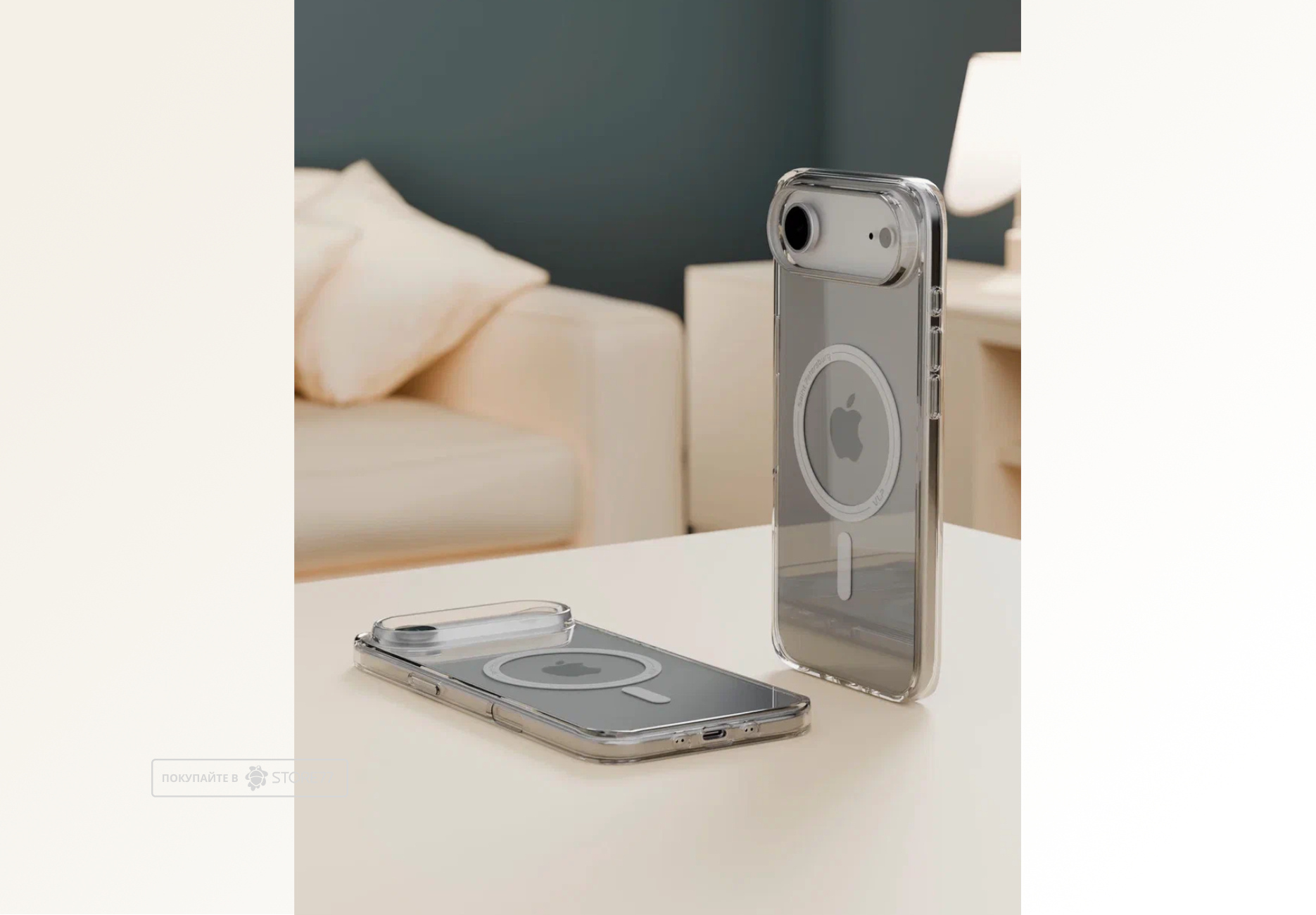 Чехол защитный VLP Diamond Case с поддержкой MagSafe для iPhone Air (Прозрачный)
