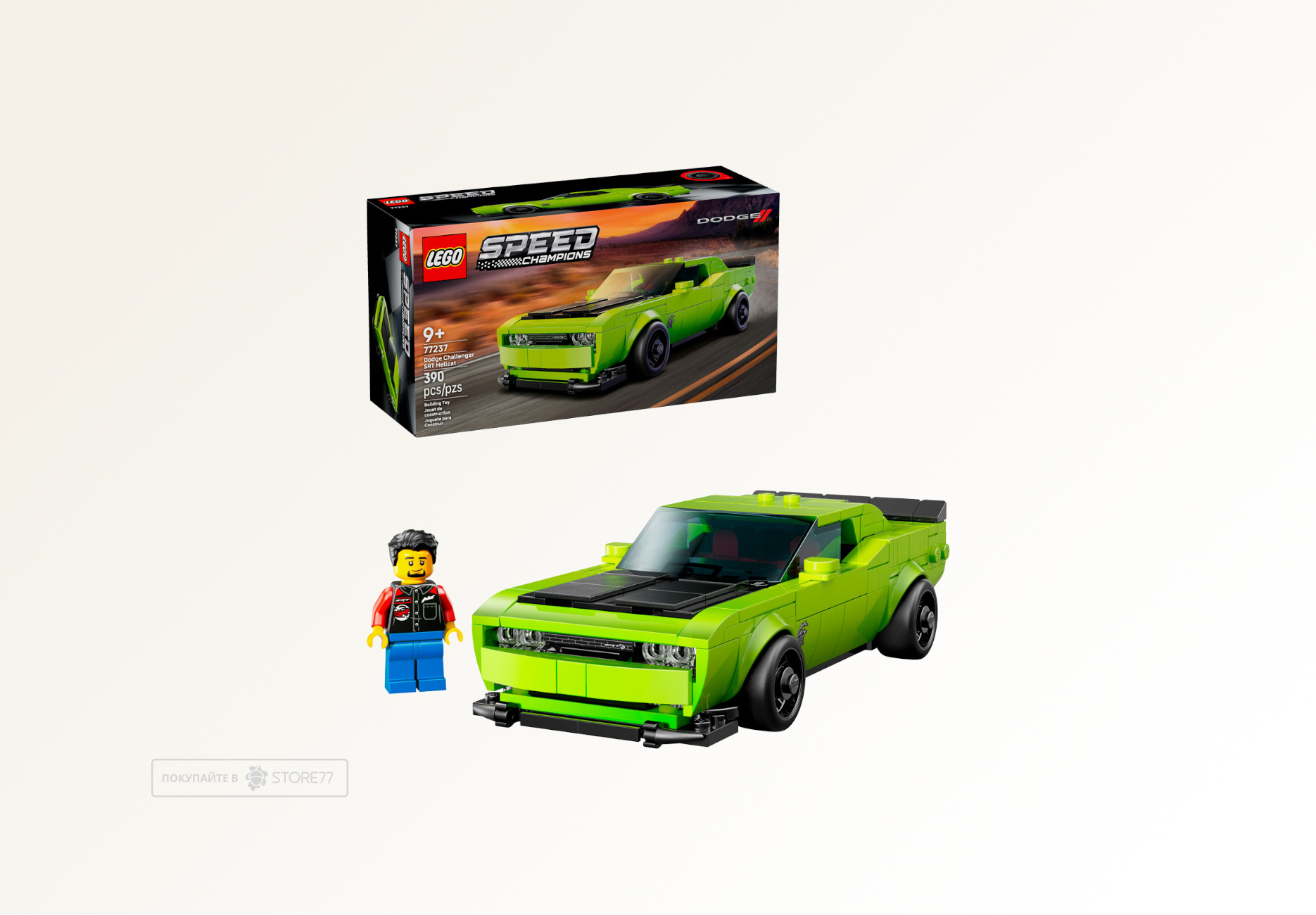 Конструктор LEGO Speed Champions 77237 Dodge Challenger SRT Hellcat