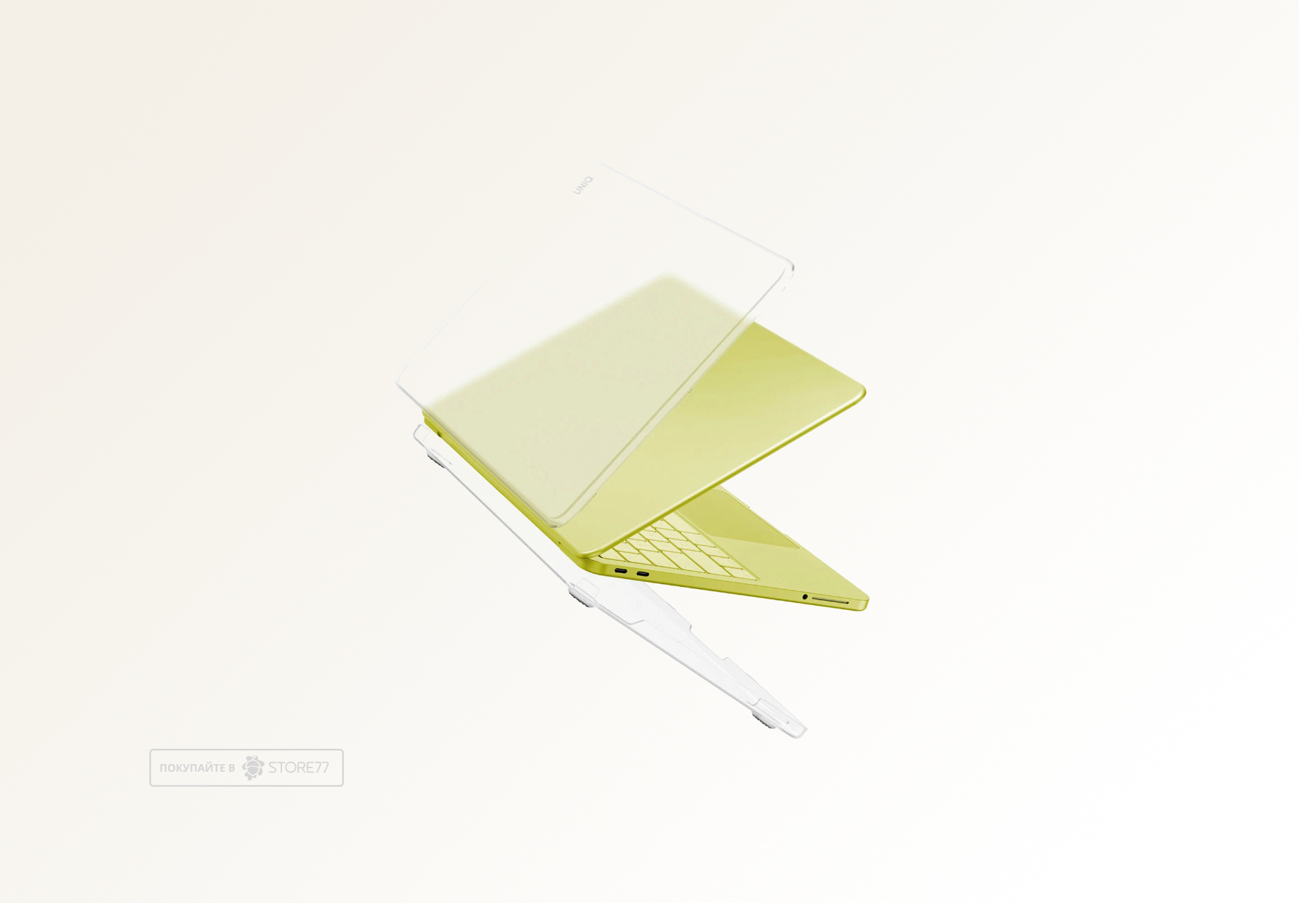 Накладка Uniq Claro для MacBook Neo 13" (Прозрачная матовая)