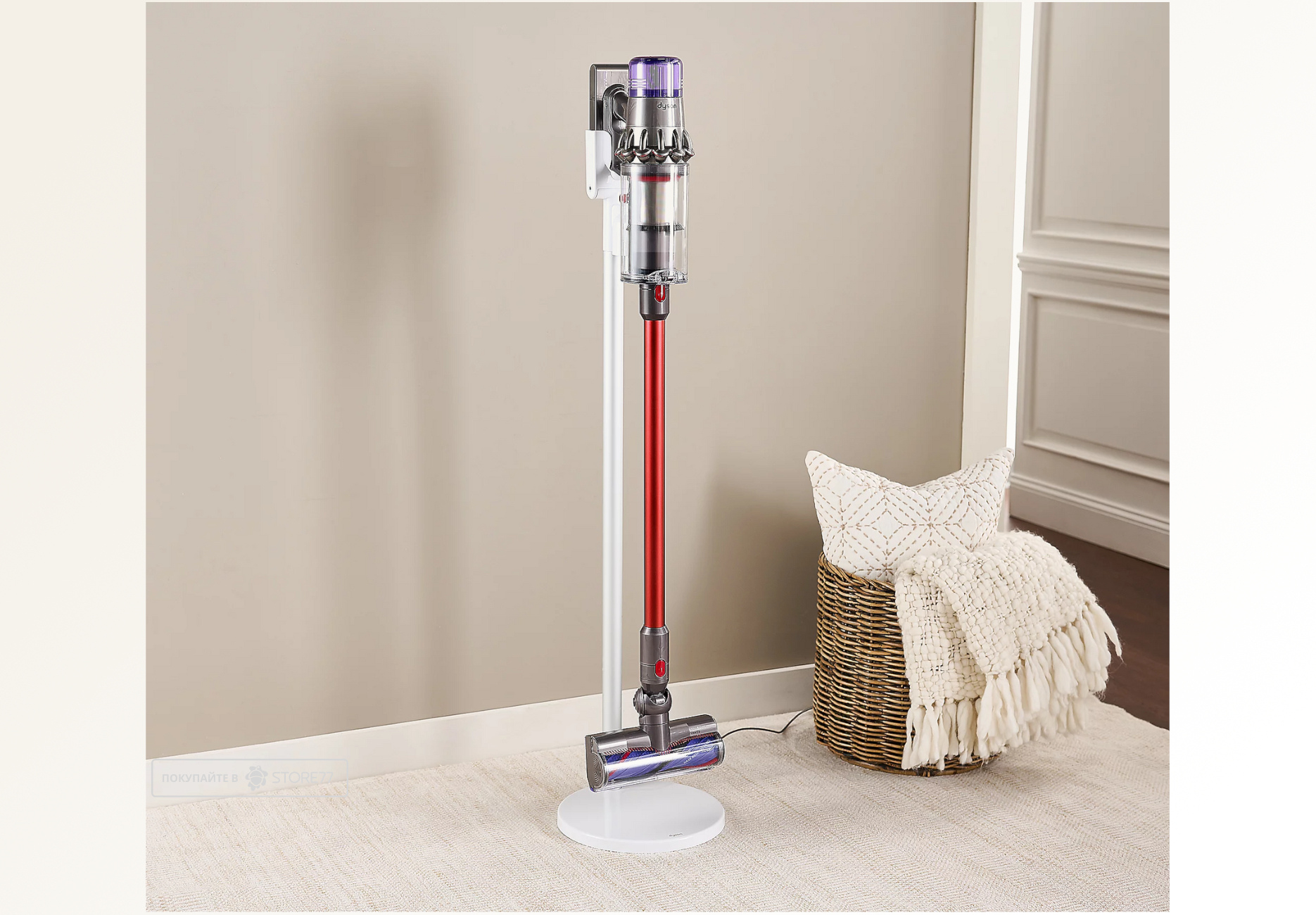 Подставка Dyson вертикальная для пылесоса Dyson V15 (Никель)