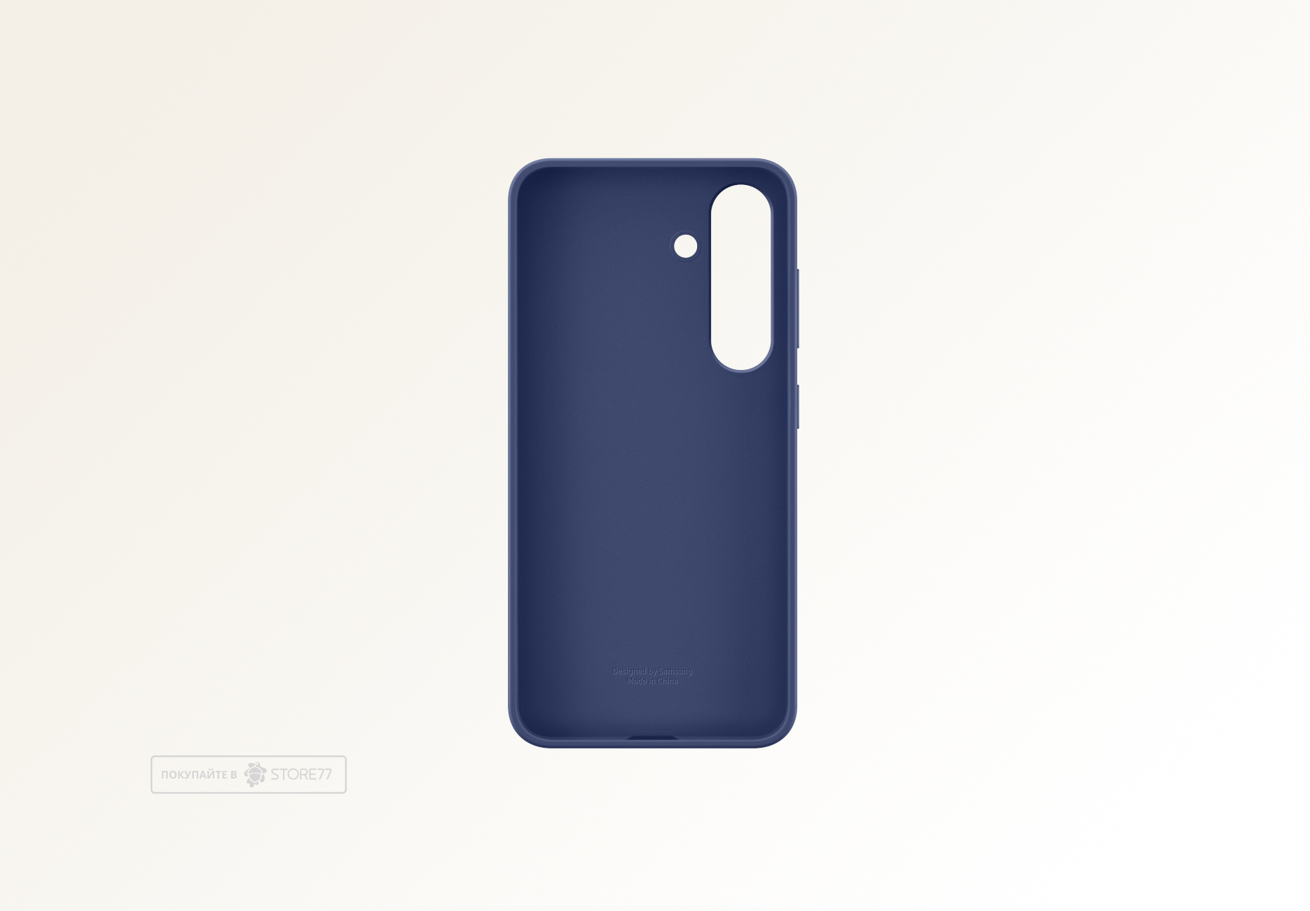 Чехол Samsung Silicone Case для Samsung Galaxy S25 (Синий)