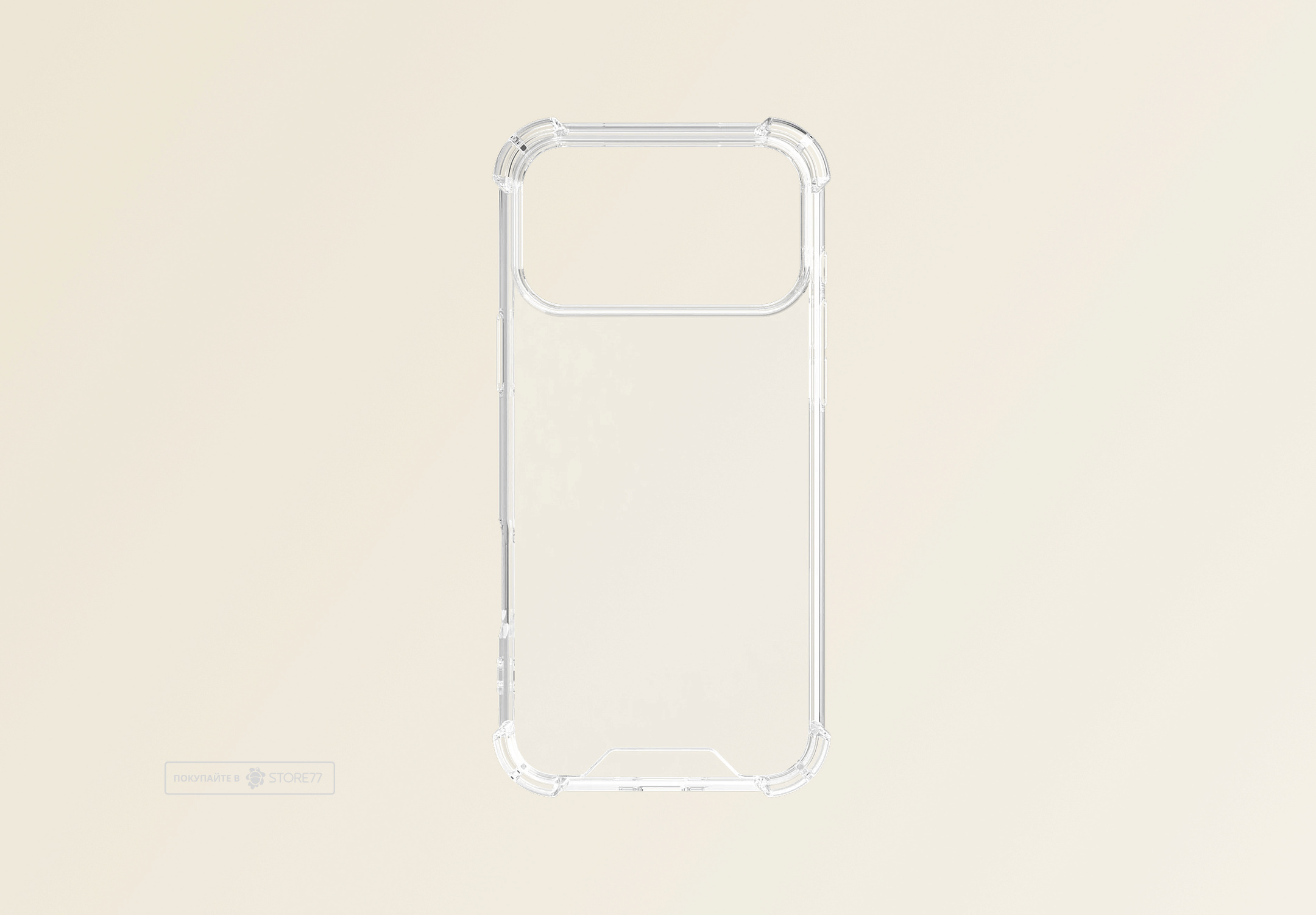 Чехол JUST USE Combo Protect для iPhone 17 Pro (Прозрачный)