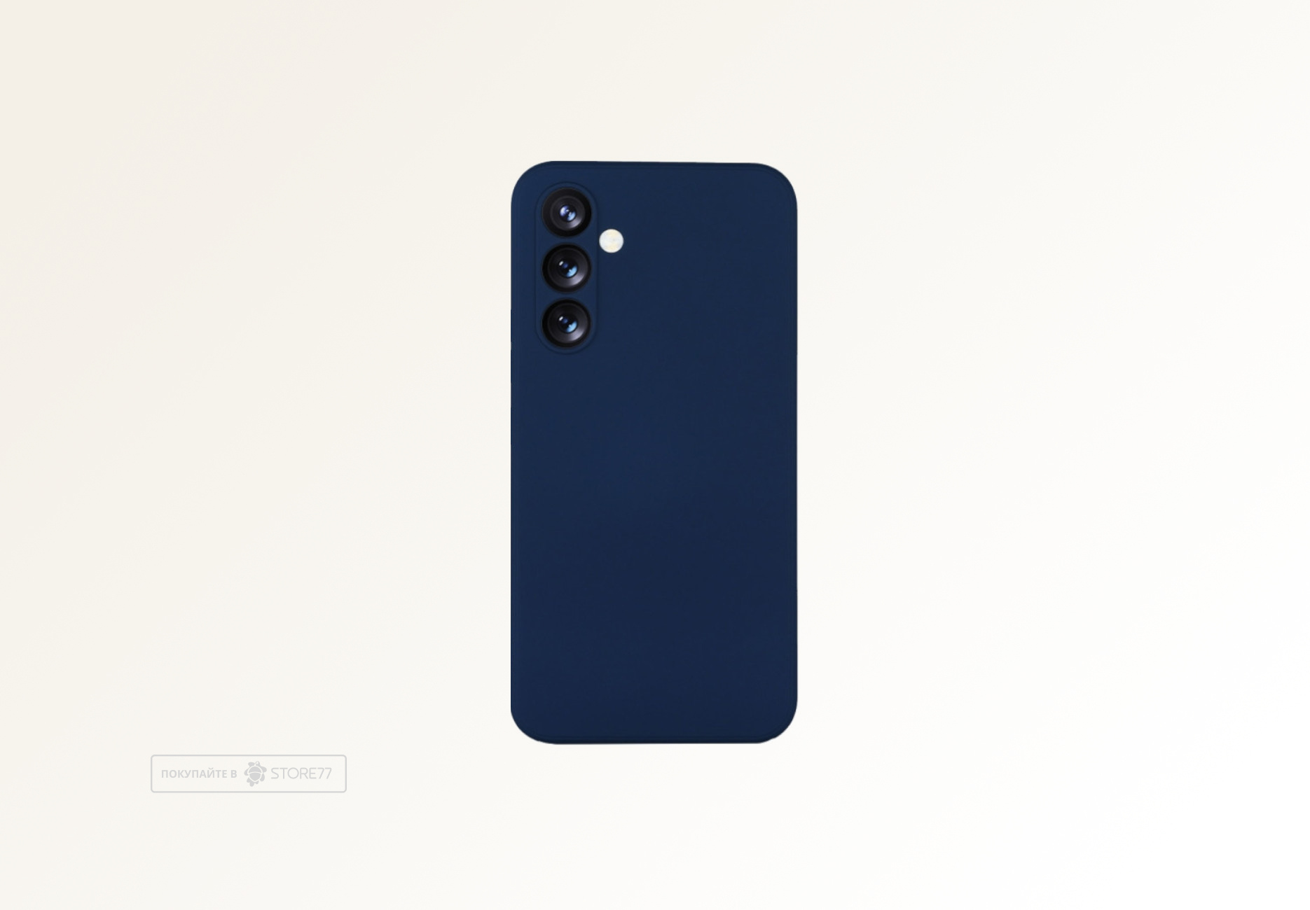 Чехол силиконовый для Samsung Galaxy A16 (Темно-синий)