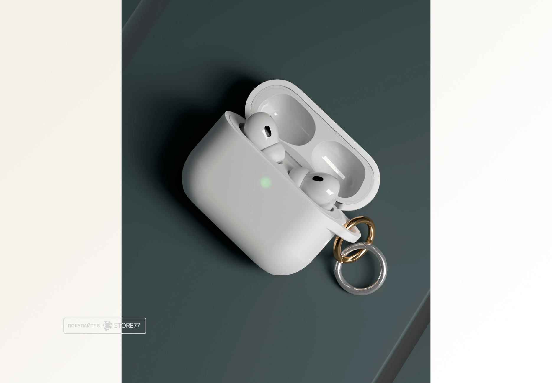 Чехол VLP Charm Case для AirPods Pro 3 (Белый)