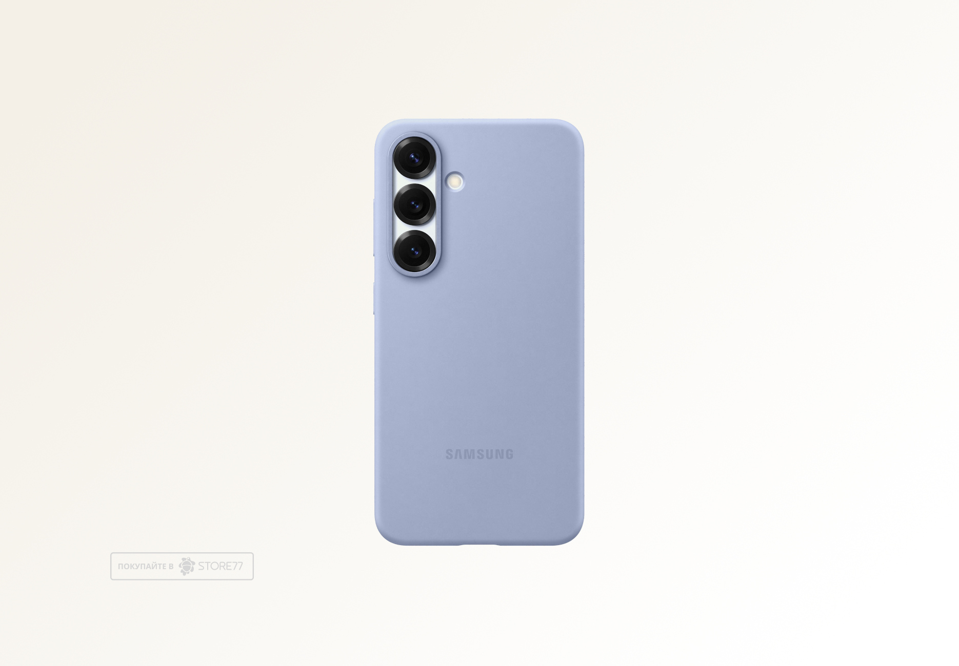 Чехол Samsung Silicone Case для Samsung Galaxy S25 (Голубой)