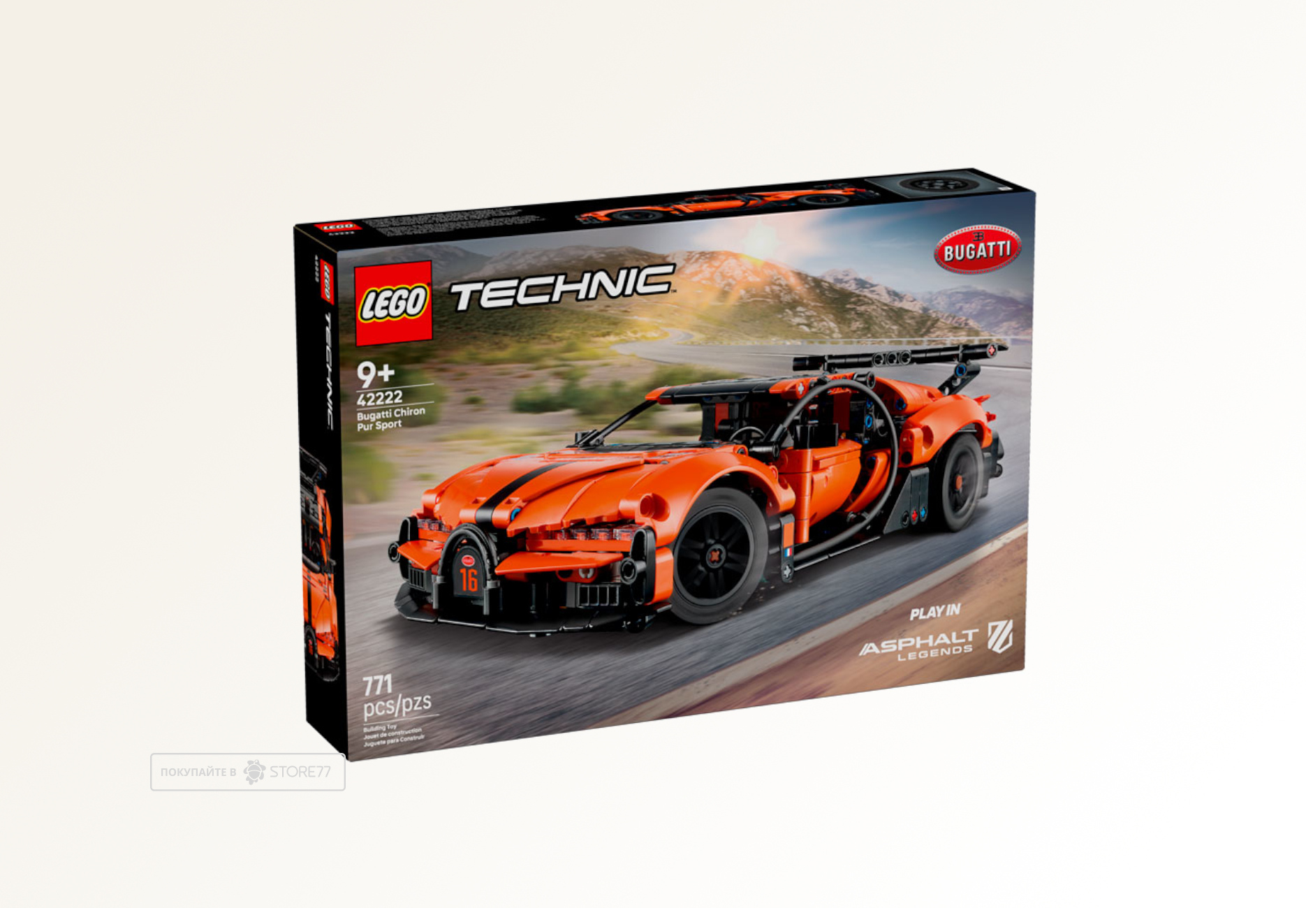 Конструктор LEGO Technic 42222 Bugatti Chiron Pur Sport