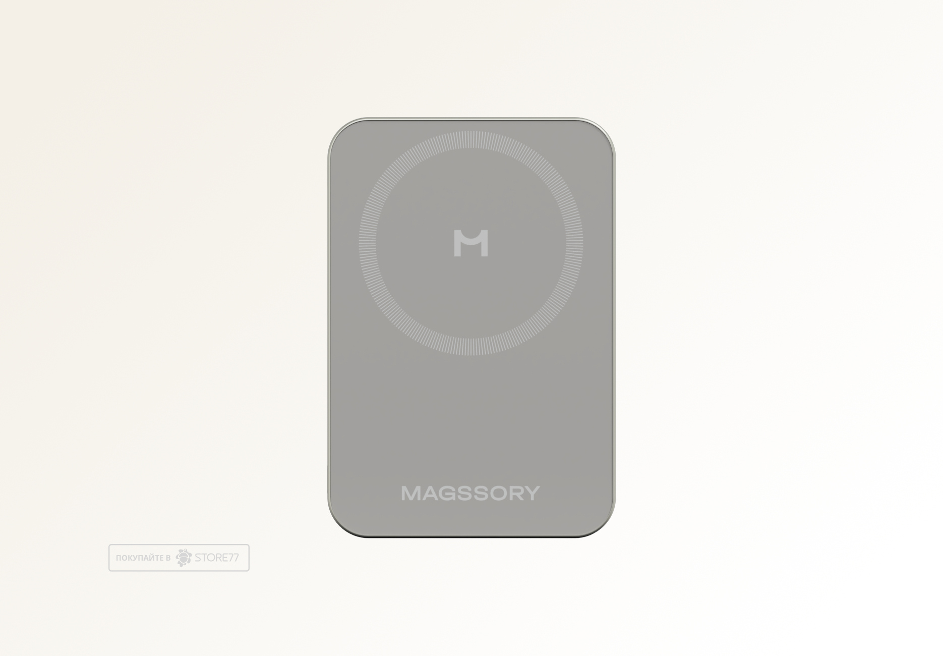 Внешний аккумулятор Magssory Pride с поддержкой MagSafe 10000 мА·ч (Титан)