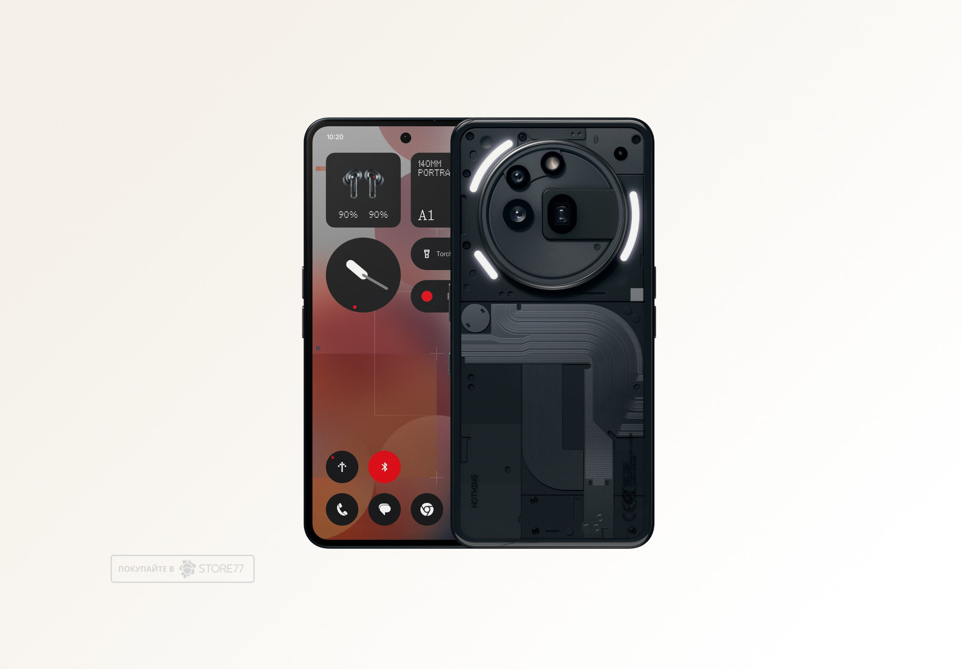 Телефон Nothing Phone (3a) Pro 12/256 ГБ (Черный)