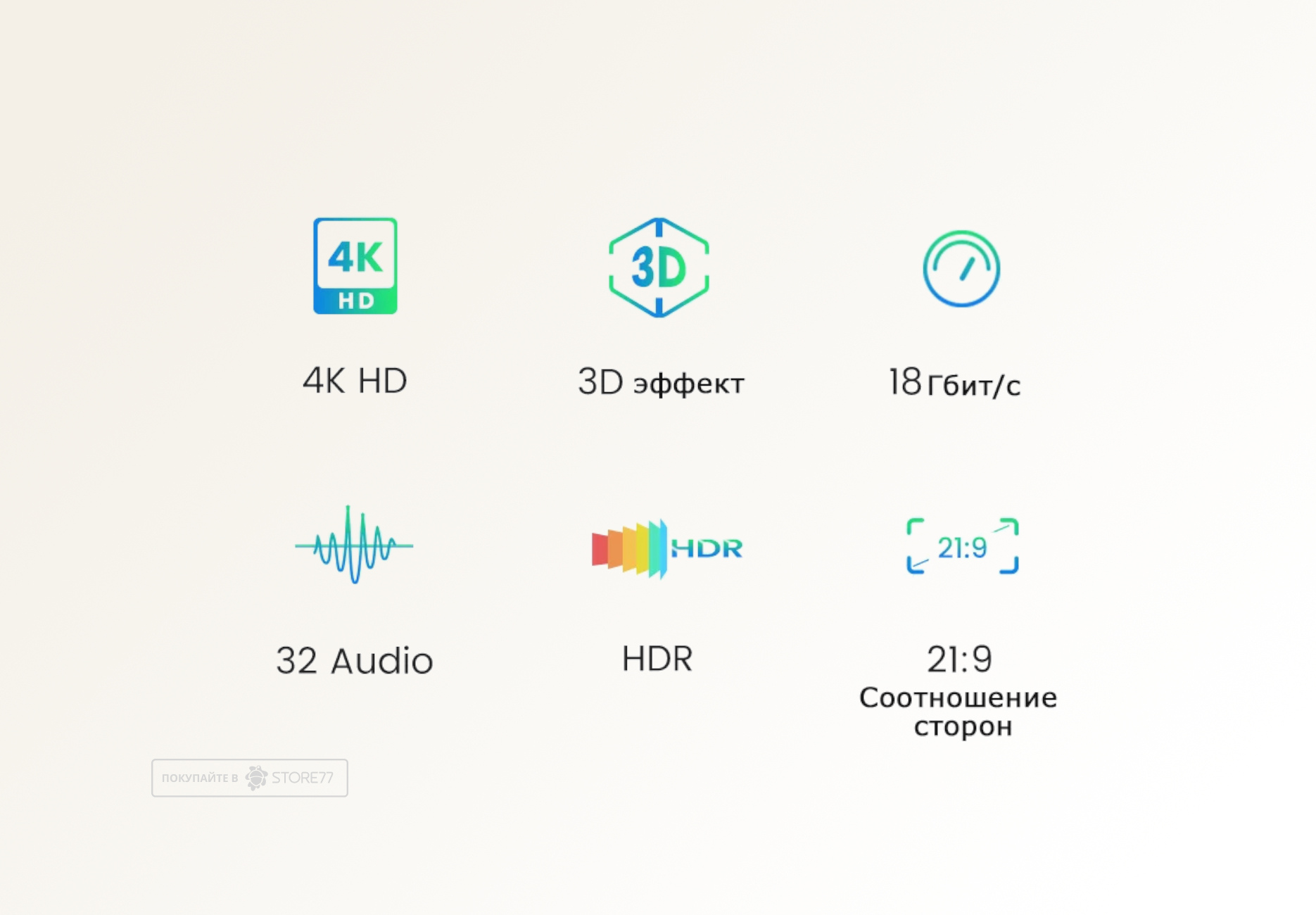 Кабель UGREEN HD119 4K HDMI - HDMI, 2 м (Черный)