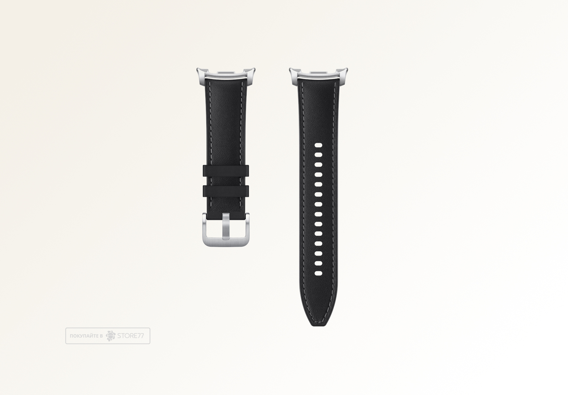 Ремешок Samsung Hybrid для Galaxy Watch 9/8/8 Classic (Черный)