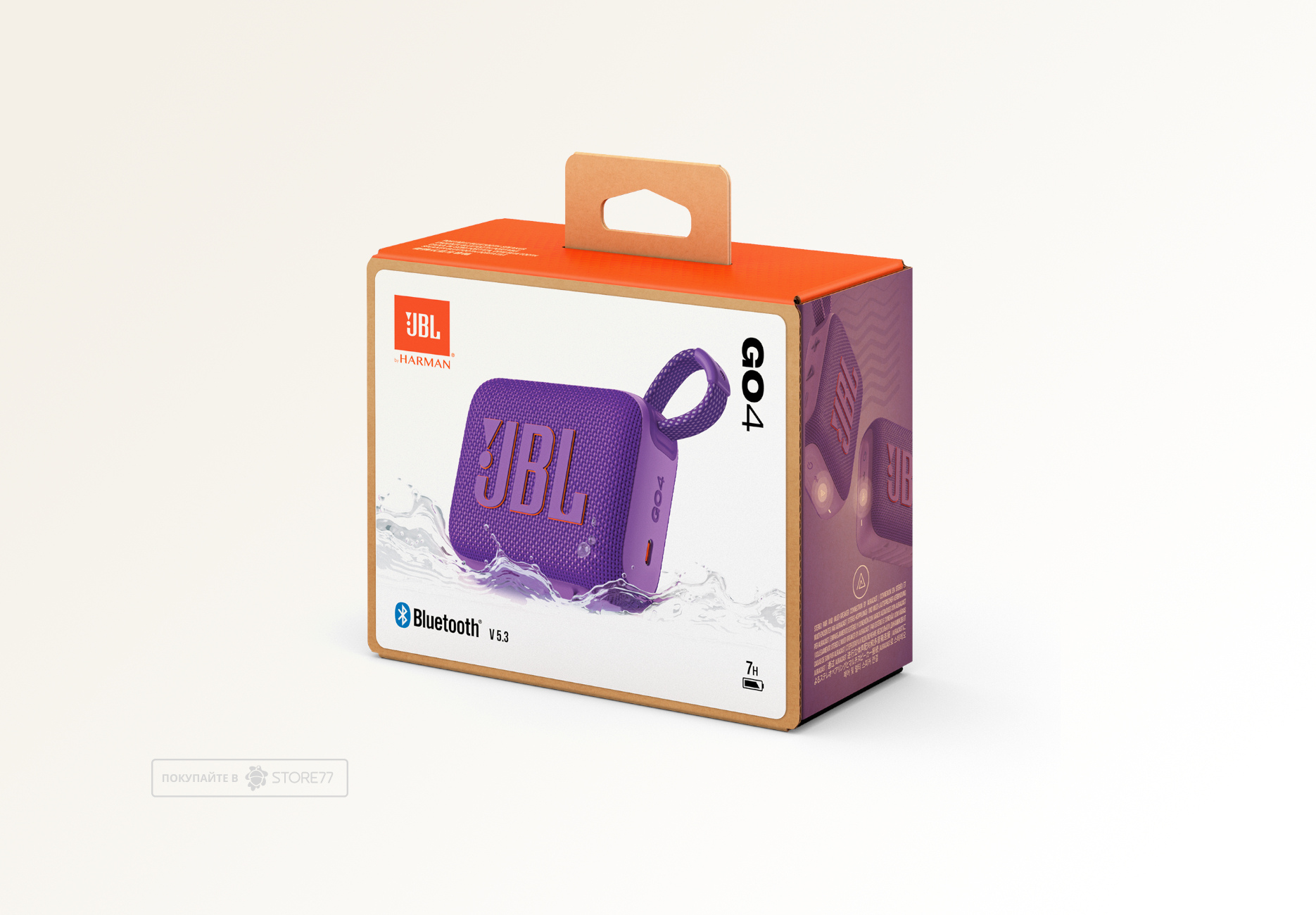 Портативная акустика JBL GO 4 (Фиолетовая)